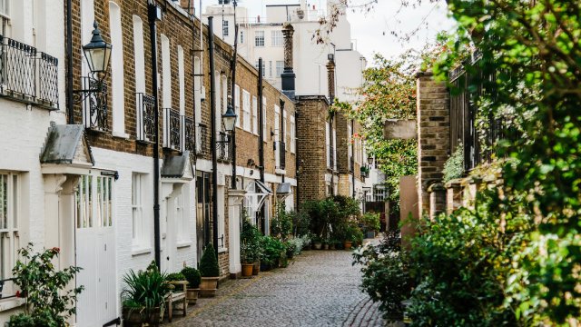 An edgy, layered look on a London street