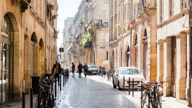 A classic Parisian look on a charming side street